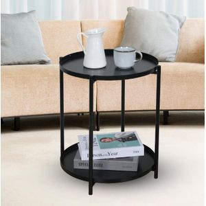 Table d'appoint en métal, petite table moderne de salon
