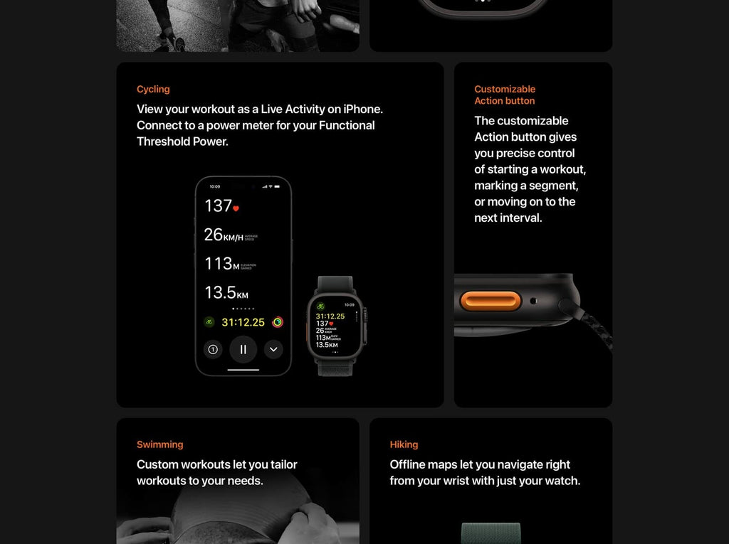 Apple Watch Ultra 2 49 Mm Boîtier En Titane Naturel Avec Boucle Milanaise En Titane Naturel