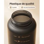 3 pièces gourde - Gourde de sport--Gourdes pour grand-Gourde pour adultes-Gourde enfant-Gourdes-Noir