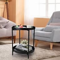 Table d'appoint en métal, petite table moderne de salon