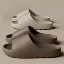 Pantoufles en noix de coco, sandales à semelles épaisses, mode d'été, pantoufles de plage à fond souple pour hommes et femmes, diapositives EVA