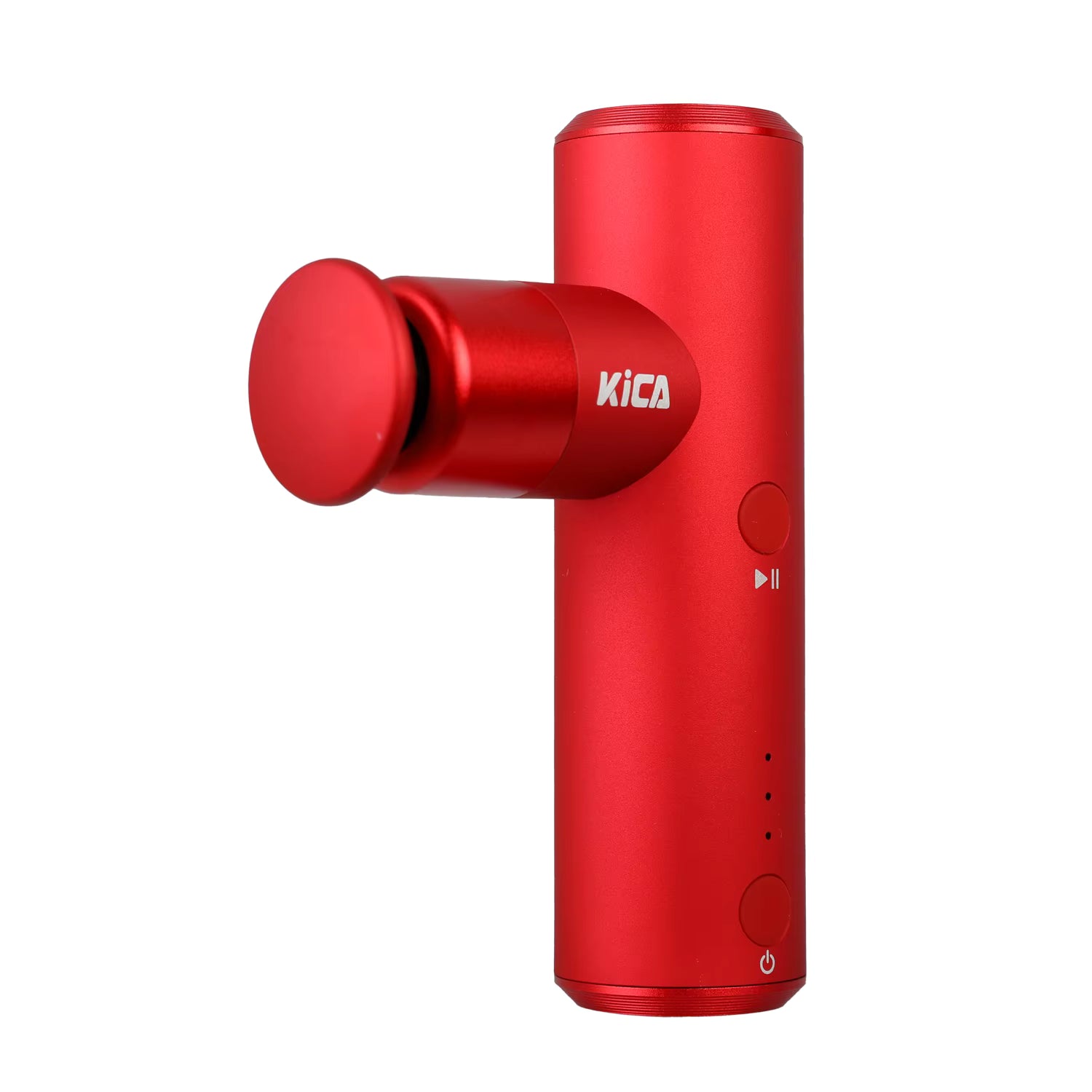 KiCA Mini 2-Pistolet Fascia pour le sport, odorportable en aluminium, 3000 pliable, haute vitesse profonde, 3 têtes de massage, 4 vitesses, 195g