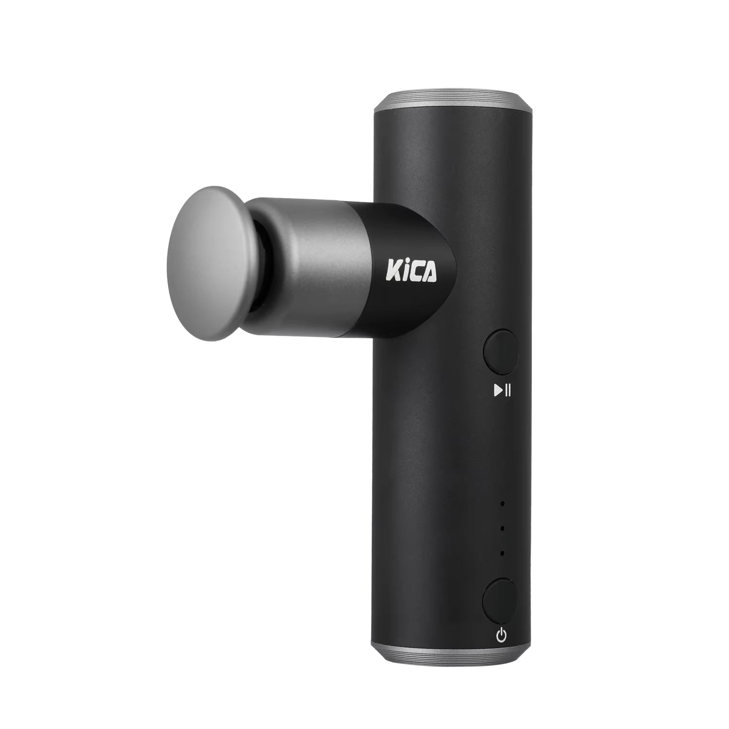 KiCA Mini 2-Pistolet Fascia pour le sport, odorportable en aluminium, 3000 pliable, haute vitesse profonde, 3 têtes de massage, 4 vitesses, 195g