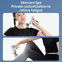 Pistolet de massage portable avec 4 têtes interchangeables et écran LED - Masseur à percussion pour le corps entier pour une relaxation musculaire profonde