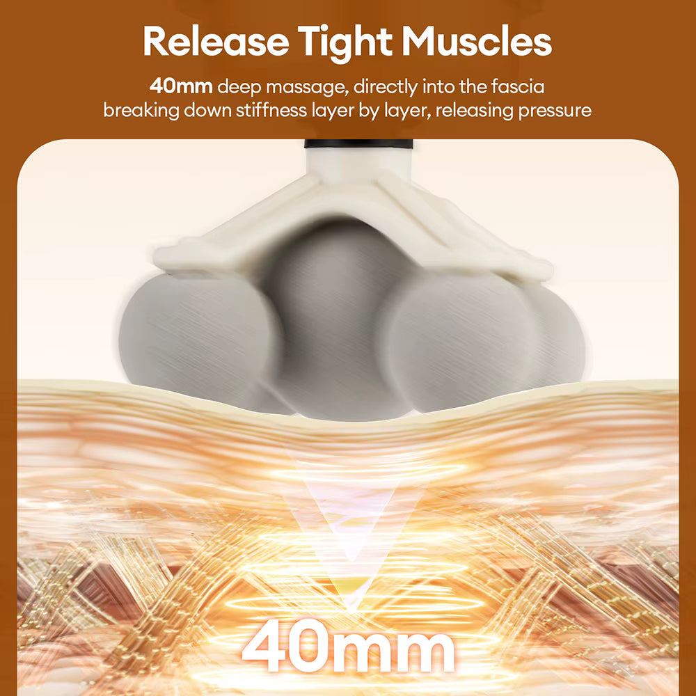 Pistolet de Massage électrique 11 en 1, pistolet de Fascia puissant à 99 niveaux, Vibration à haute fréquence, pistolet de Massage corporel, bras, jambes, masseur musculaire