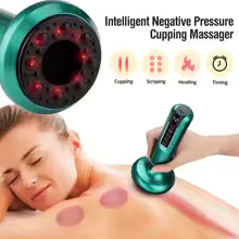 Masseur à ventouses électrique 6/12 vitesses, ventouse à aspiration sous vide, Gua Sha, anti-cellulite, beauté, santé, raclage thermique, amincissement corporel