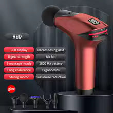 Pistolet de Massage Portable, pistolet à Percussion, masseur professionnel de muscles profonds pour le corps, le cou, le dos, Relaxation, Fitness, amincissant