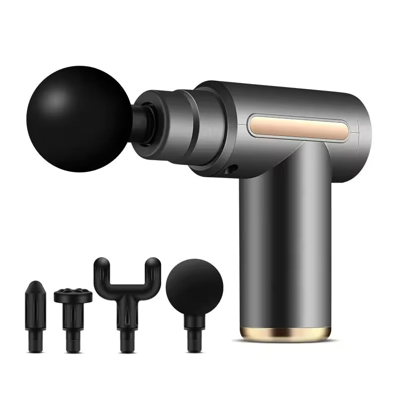 Pistolet de Massage électrique à 99 niveaux, appareil de relaxation musculaire profond, équipement de Fitness, réduction du bruit, pour hommes et femmes   4.5   387 A