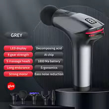 Pistolet de Massage Portable, pistolet à Percussion, masseur professionnel de muscles profonds pour le corps, le cou, le dos, Relaxation, Fitness, amincissant