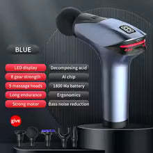 Pistolet de Massage Portable, pistolet à Percussion, masseur professionnel de muscles profonds pour le corps, le cou, le dos, Relaxation, Fitness, amincissant
